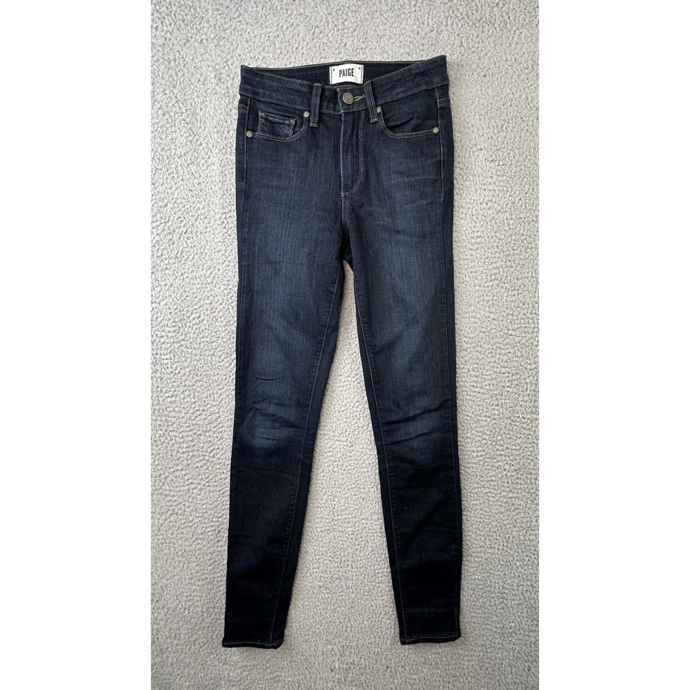 Paige Hoxton Ultra Skinny Jeans‎ Women Size 24 Dark Wash Blue